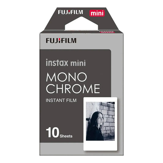 Fujifilm Cartucho Instax Mini Mono Cromo 10 Hojas Negro
