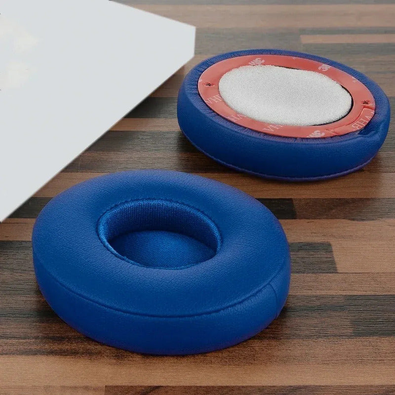 Almohadillas Repuesto Para Audifonos Beats Solo 2 3 Suaves Azul