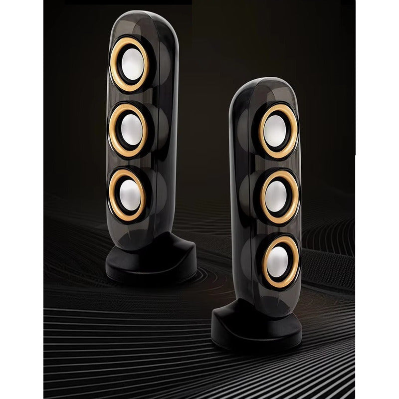 Bocina Portátil Lp400 2.1 Bt 5.4 12000mha Iluminacion Rgb
