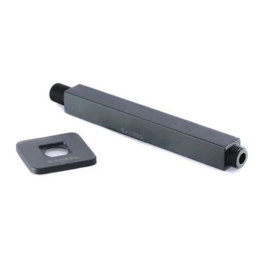 Brazo Con Chapeton Negro Mate 20cm Negro Mate