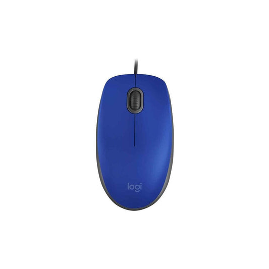 Mouse Logitech M110 Silencioso Usb Color Azul Ergonómico