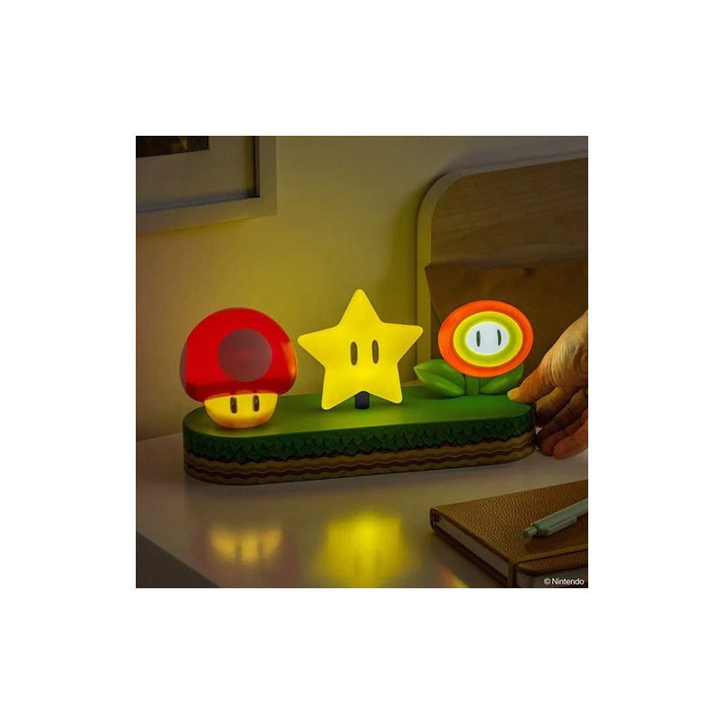 Paladone Super Mario Icons Light Lampara X 3 Verde Verde