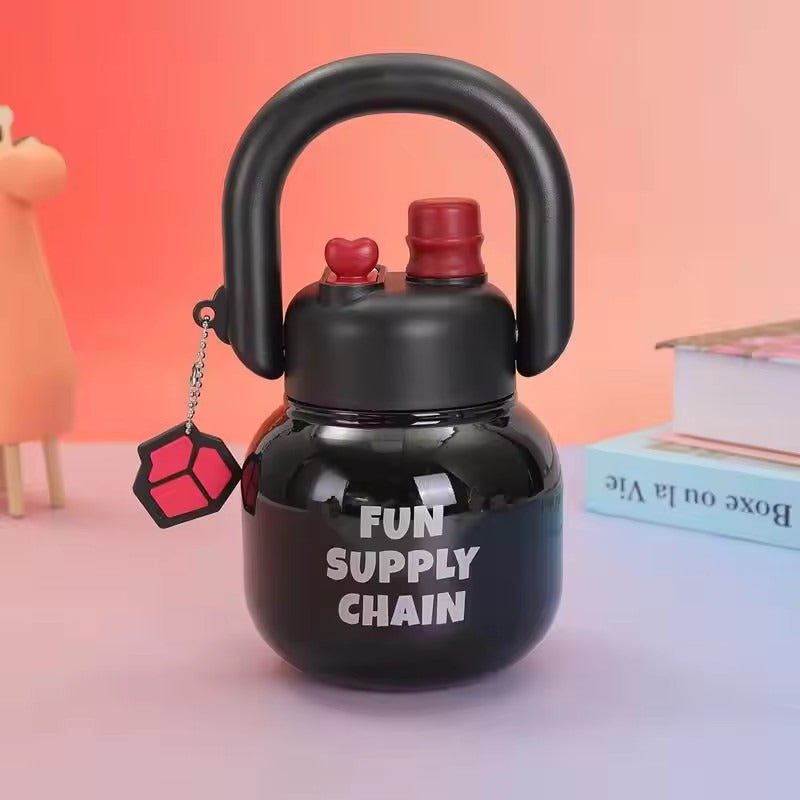 Vaso Termo Metal Acero Inoxidable 650ml Capacidad Popote