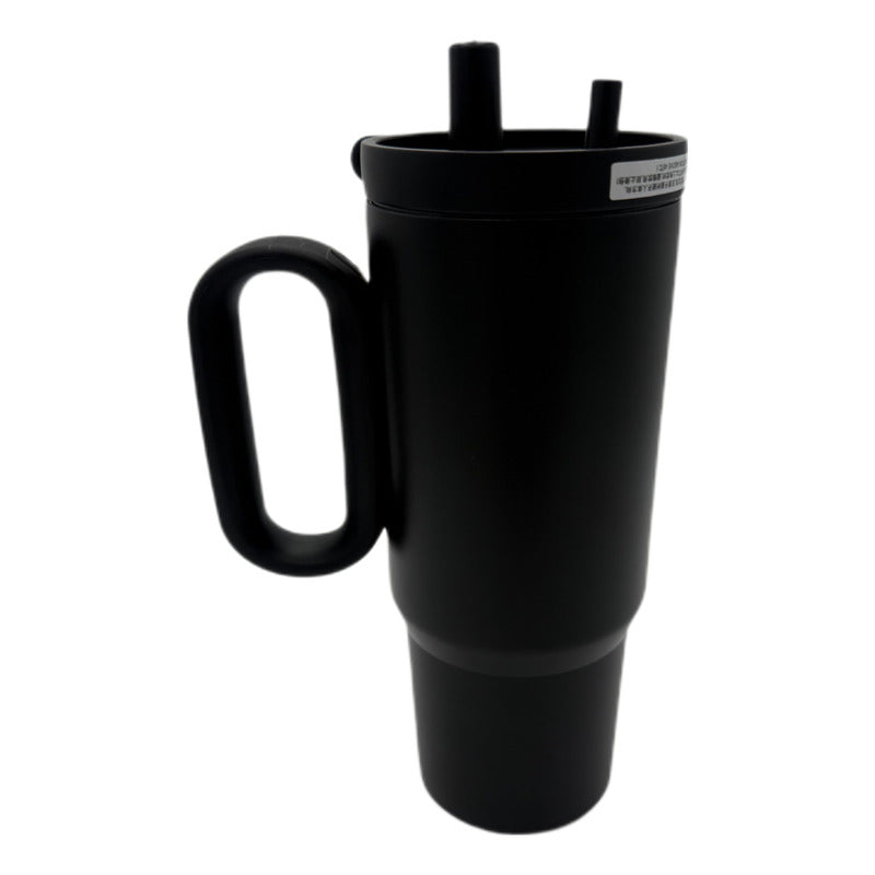 Vaso Termo Metal Acero Inoxidable 750ml Capacidad Popote