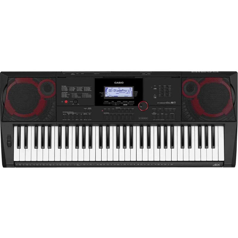 Teclado Musical Casio Alta Gama Ct-x3000 61 Teclas Negro Negro