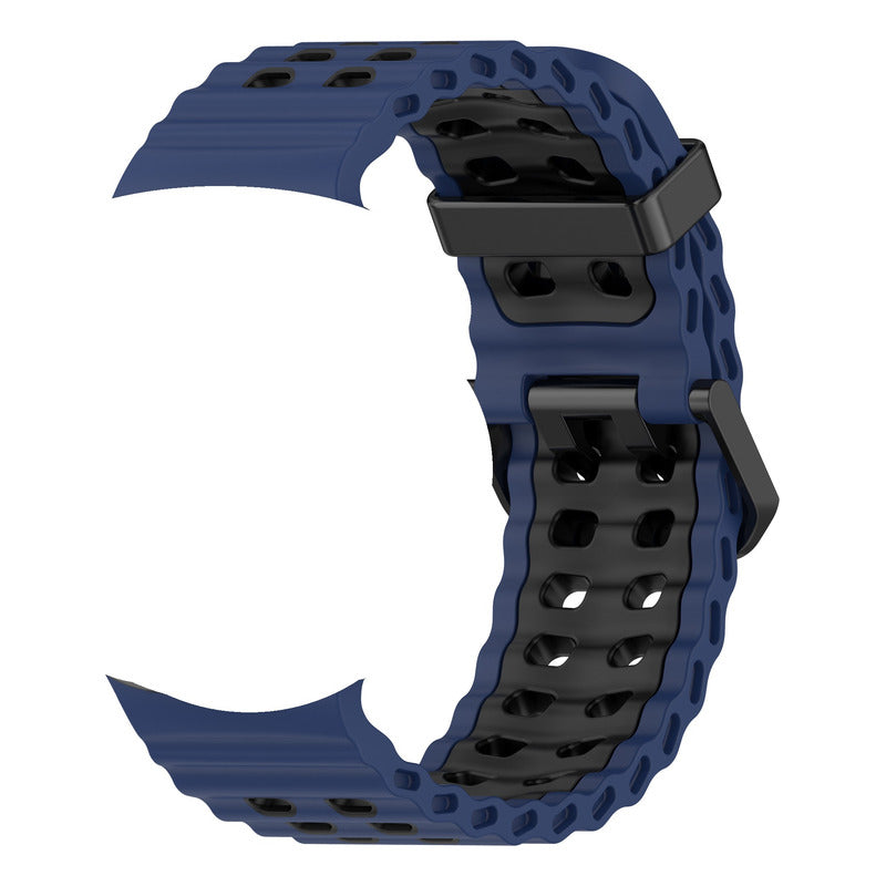 5 Correas Silicon Sport Para Galaxy Watch 8 / 8 Classic Blanco