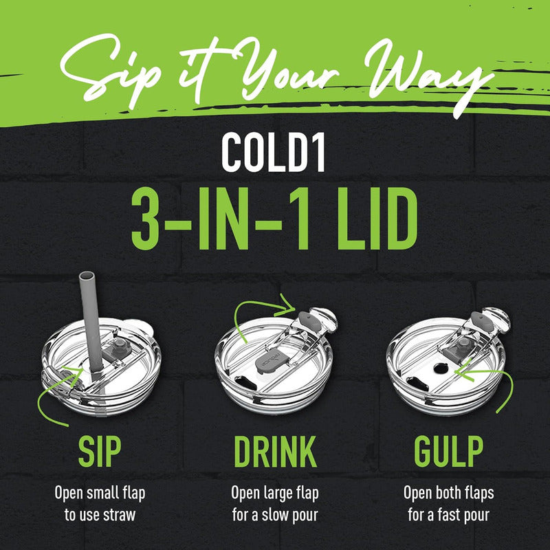 Termo Reduce Cold-1 (1478 Ml) - Verde Claro, Acero Inoxidabl