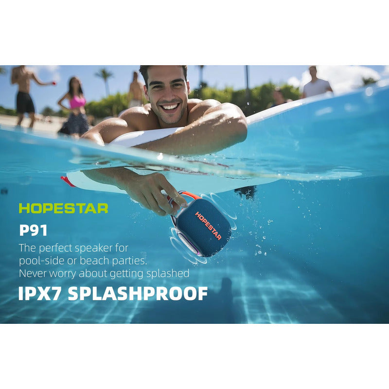 Bocina Bluetooth Portátil Hopestar Clip P91 Ipx7 2600mha