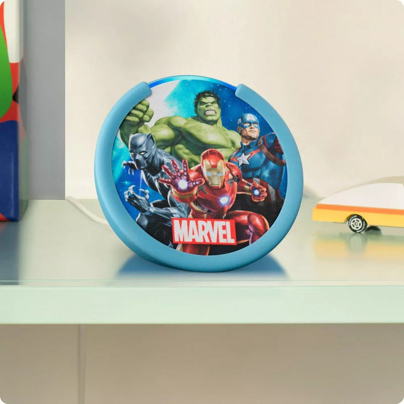 Amazon Echo Pop Kids Para Niños Color Marvel
