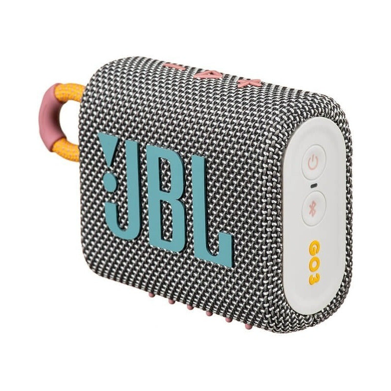 Bocina Jbl Go 3 Portátil Con Bluetooth Waterproof Grey