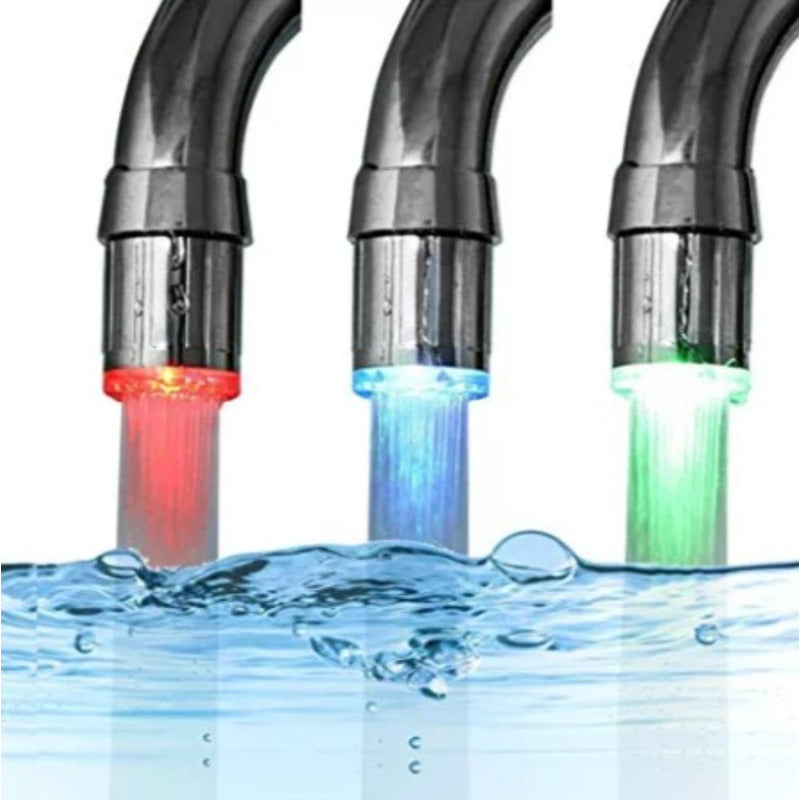Grifo Led Con Sensor De Temperatura Y Cambia De Color