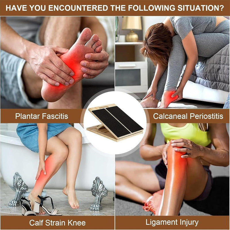 Tabla Inclinada Madera Ajustable Ejercicio Fisioterapia Yoga