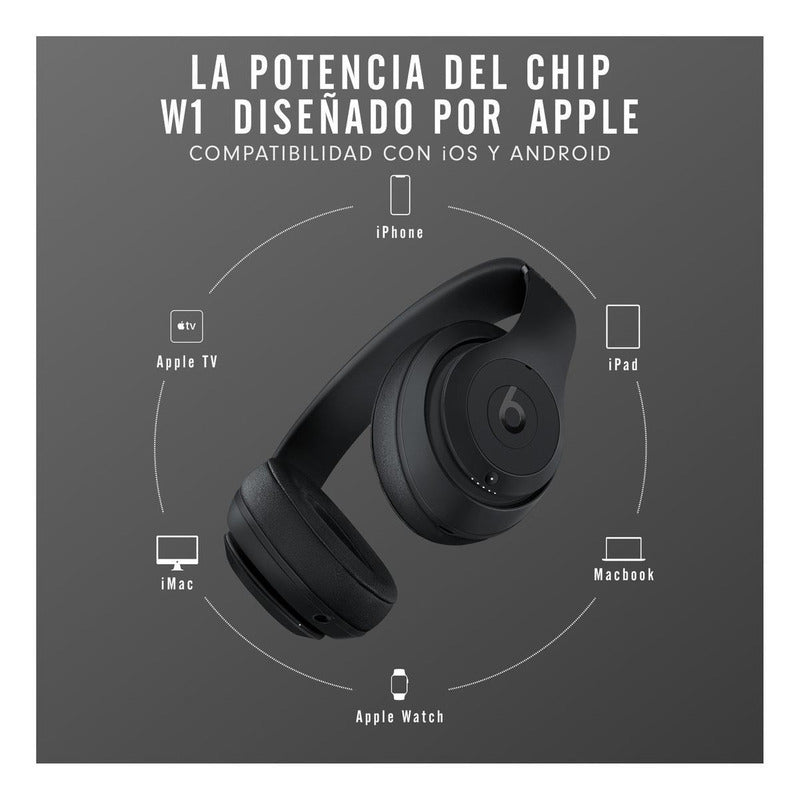 Audífonos Over-ear Beats Studio3 Wireless - Negro Mate Matte Black
