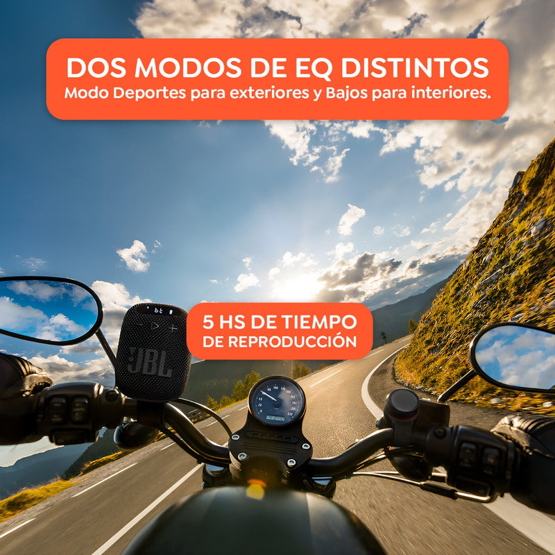Jbl Wind 3 Bici Moto Bluetooth Micro Sd Y Radio Caja Dañada