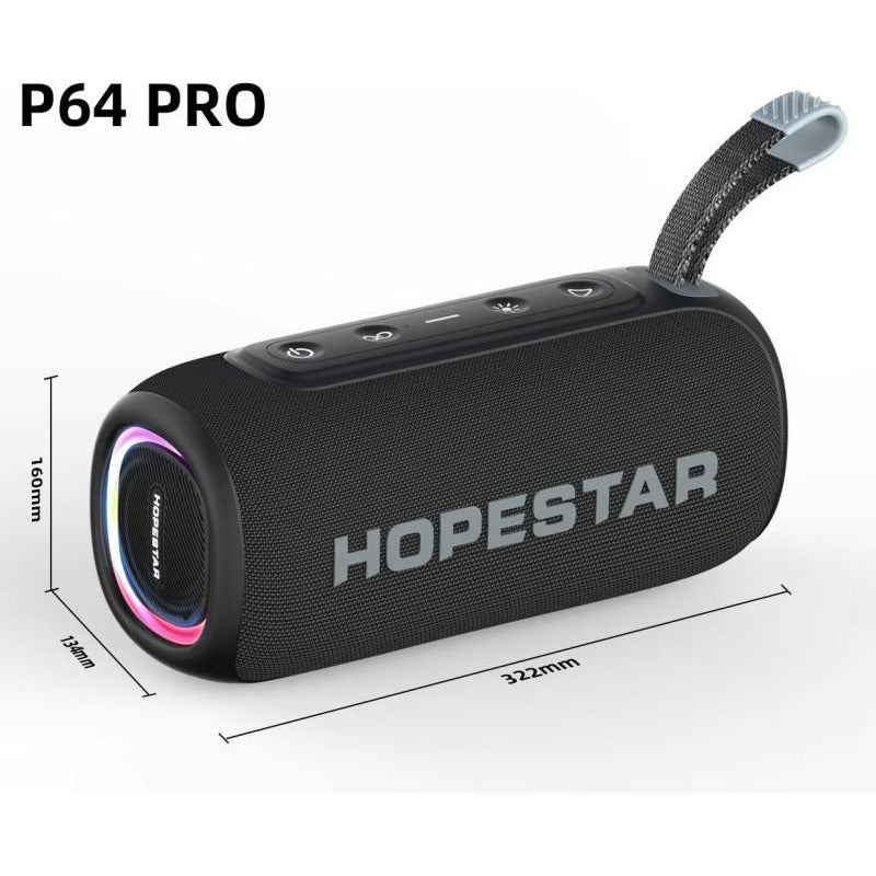Bocina Bluetooth Portátil Hopestar P64 Pro Ipx6 6000mha