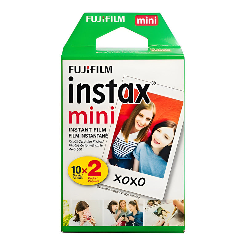 Película Instantáneafujifilm Mini Iso 800 Twin 20 Unidades Blanco