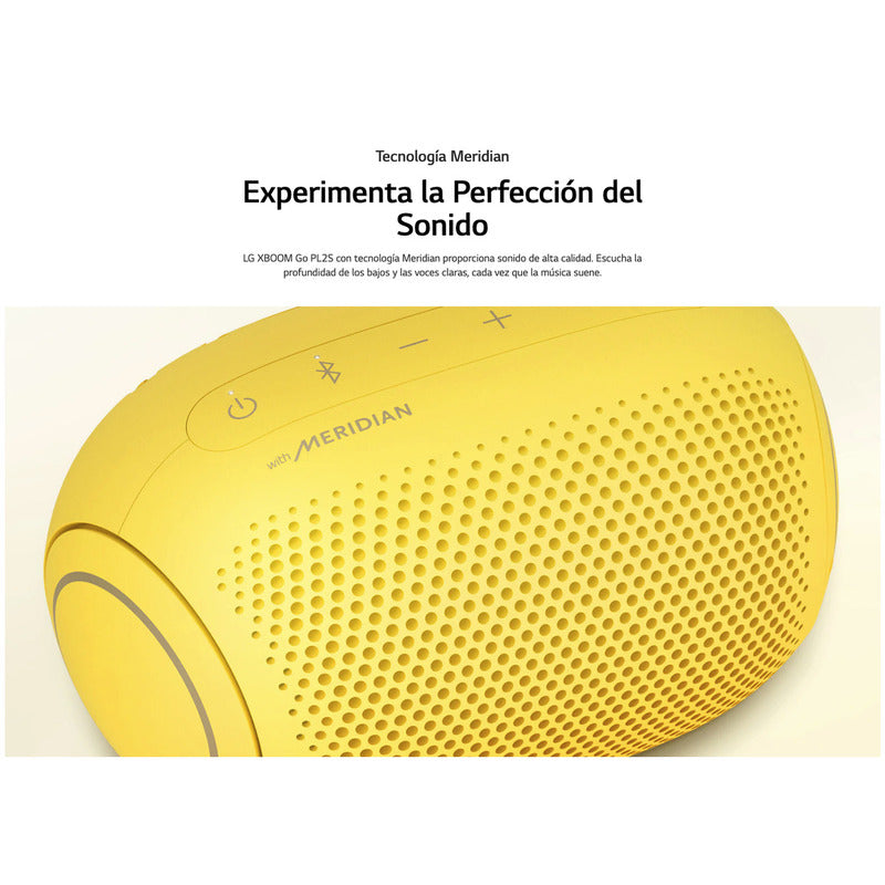Bocina Bluetooth LG Xboom Go Pl2 Color Sour Lemon