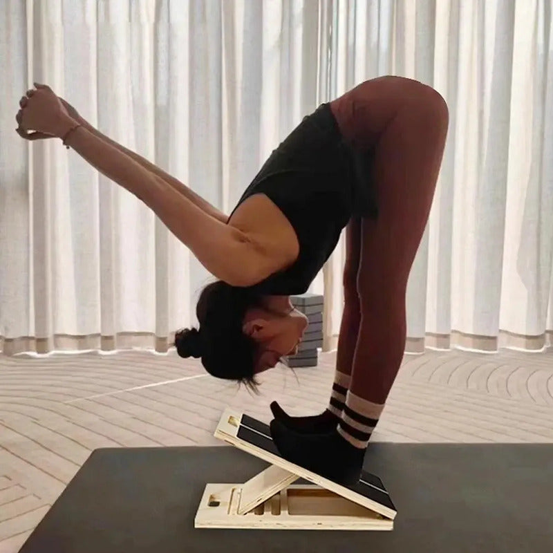Tabla Inclinada Ajustable- Estira Pantorrilla Flexibilidad Negro