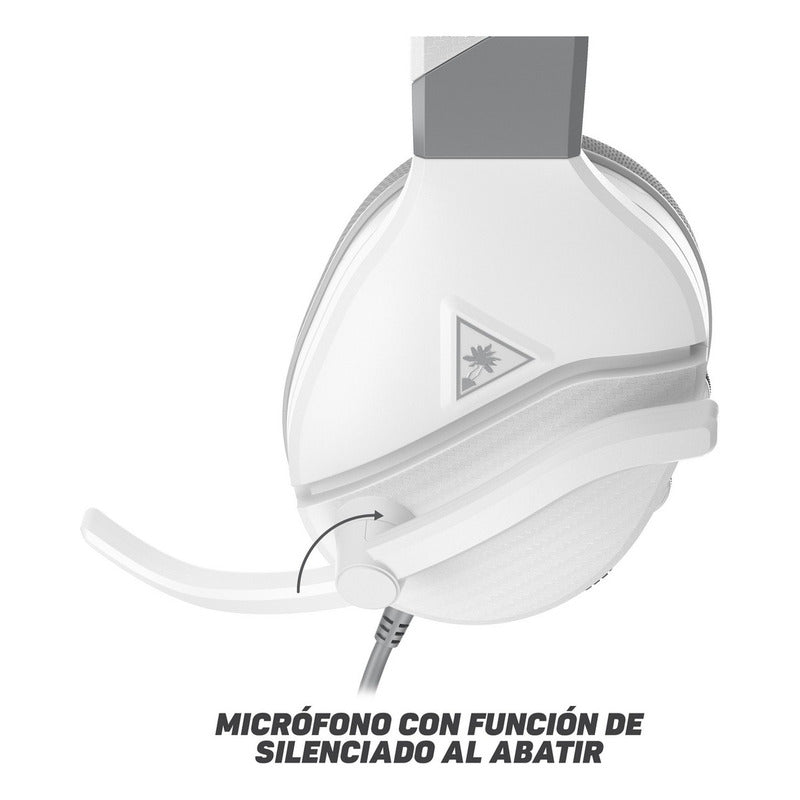 Audífonos Turtle Beach Recon 200 Gen 2 Blancos Para Consolas Blanco