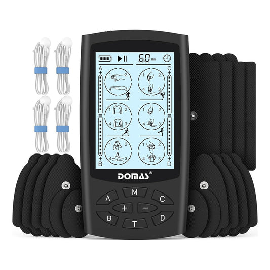 Estimulador Muscular Domas Tens 4salidas 24 Modos Recargable