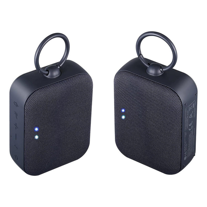 LG Xboom Go P2 Portable Speaker (2pack), Black