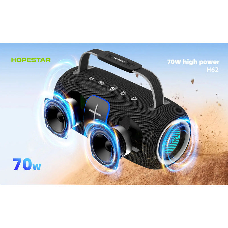 Altavoz Bluetooth Portátil Hopestar H62 Ipx6 Bt 5.3 8800mah