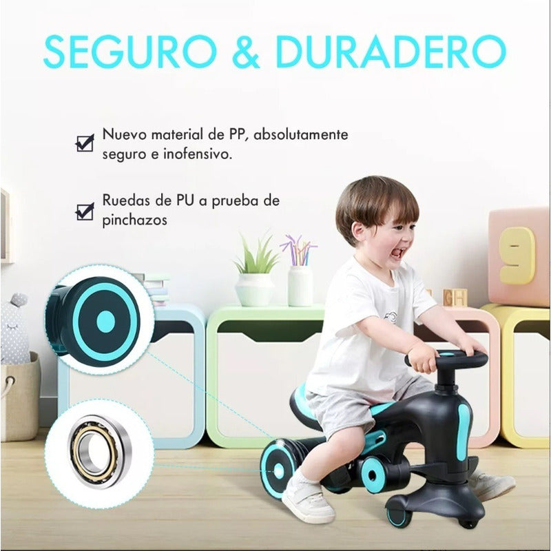 Triciclo Niños De Bicicleta,pedales Desmontable/barra Empuje