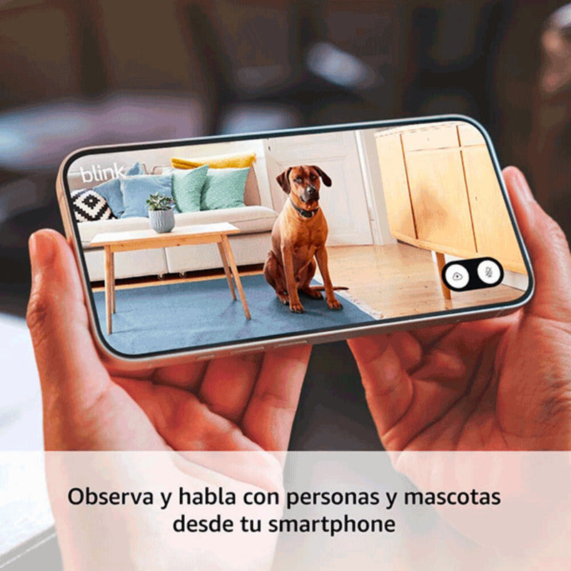 Cámara De Seguridad Blink Mini 2 Con Enchufe Para Int-ext Bl Blanco