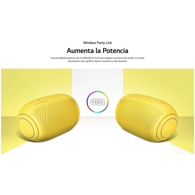 Bocina Bluetooth LG Xboom Go Pl2 Color Sour Lemon
