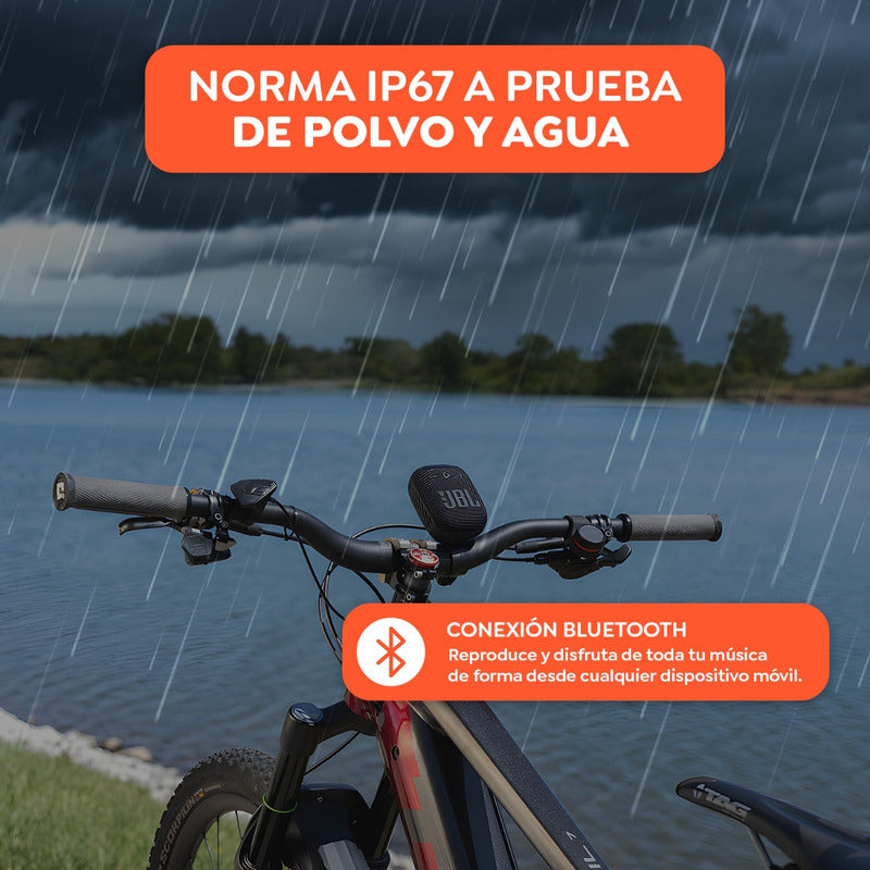 Jbl Wind 3 Bici Moto Bluetooth Micro Sd Y Radio Caja Dañada