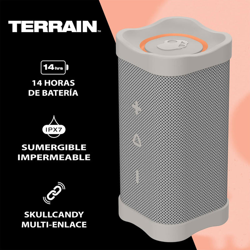 Bocina Skullcandy Terrain Bt Astro Dust Gris Portátil