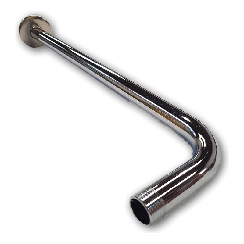Regadera Cuadrada 8 Acero Inoxidable 20cmx20cm + Brazo 53cm Plateado Cromado