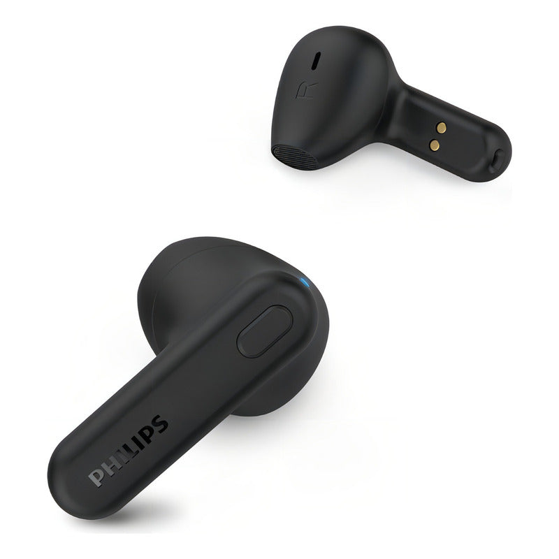 Audífonos Inalámbricos Philips Tws Bluetooth 5.3, Controlado Negro