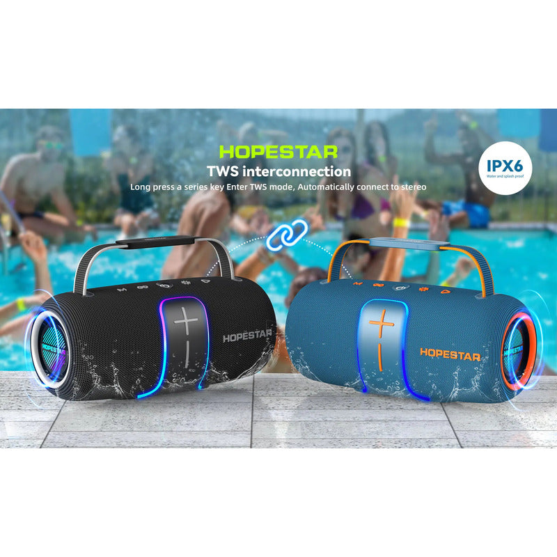 Altavoz Bluetooth Portátil Hopestar H62 Ipx6 Bt 5.3 8800mah