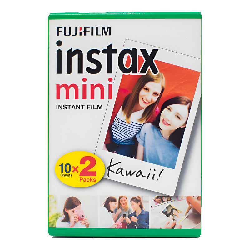 Película Instantáneafujifilm Mini Iso 800 Twin 20 Unidades Blanco
