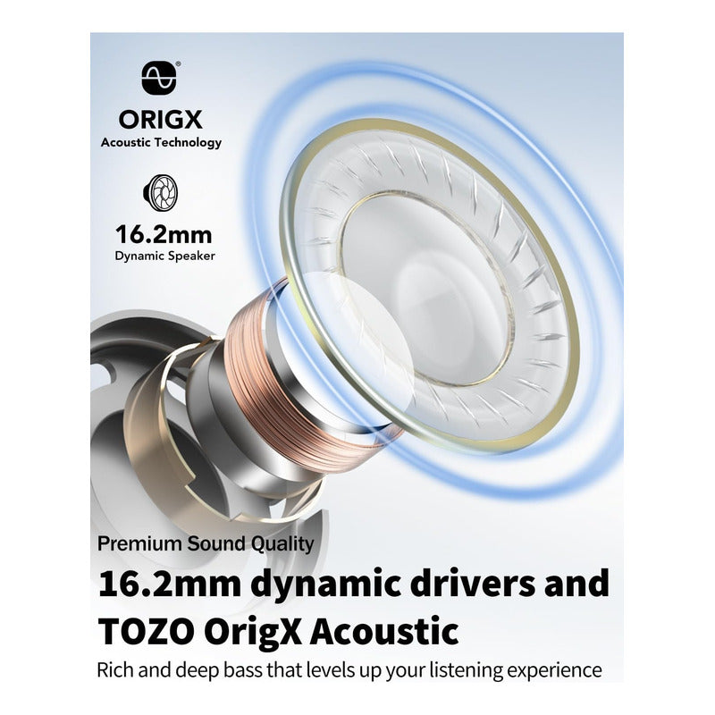 Auriculares De Conducción Aire Tozo Openreal Inalámbricos