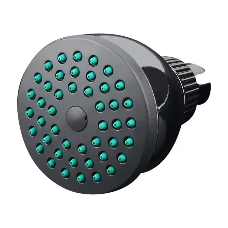 Regadera Ecológica Antisarro Cromada Color Cromo Y Negro