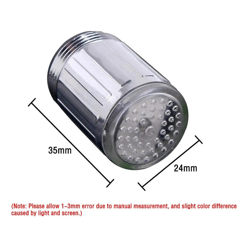 Grifo Led Con Sensor De Temperatura Y Cambia De Color