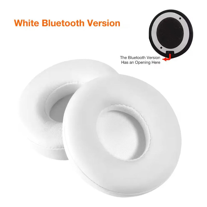 Almohadillas Repuesto Para Audifonos Beats Solo 2 3 Suaves Blanco