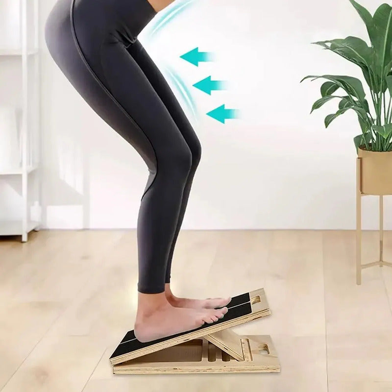 Tabla Inclinada Ajustable- Estira Pantorrilla Flexibilidad Negro