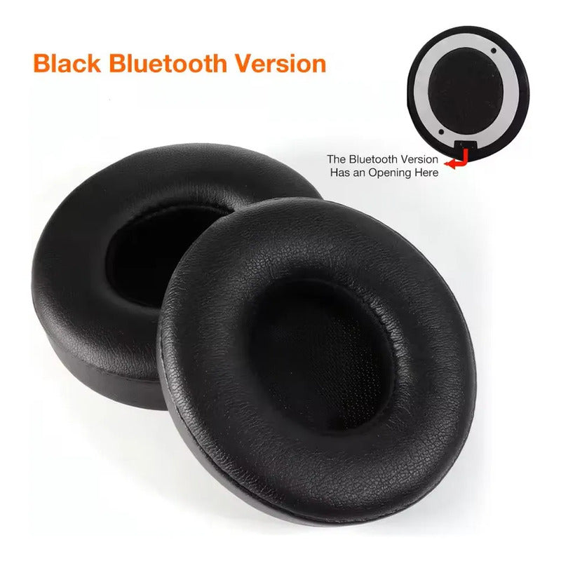 Almohadillas Repuesto Para Audifonos Beats Solo 2 3 Suaves Negro