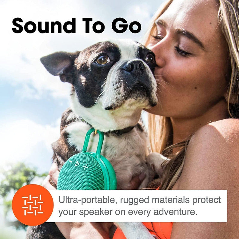 Bocina Jbl Clip 3 Portátil Bluetooth Waterproof Stone Grey Stone Grey