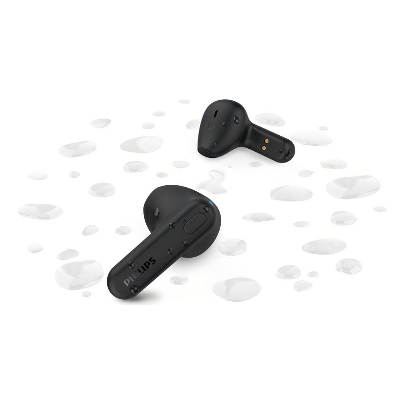 Audífonos Inalámbricos Philips Tws Bluetooth 5.3, Controlado Negro