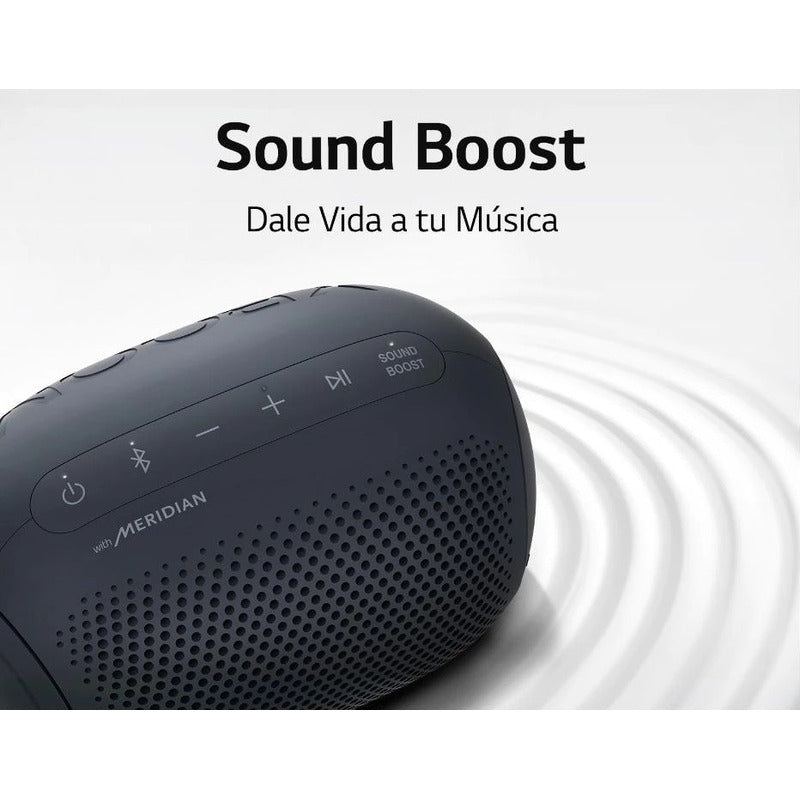 Bocina LG Xboom Go Pl2 Portátil Con Bluetooth Negra Color Ne