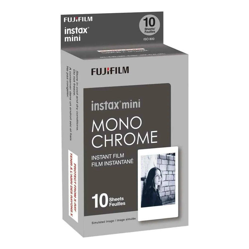 Fujifilm Cartucho Instax Mini Mono Cromo 10 Hojas Negro