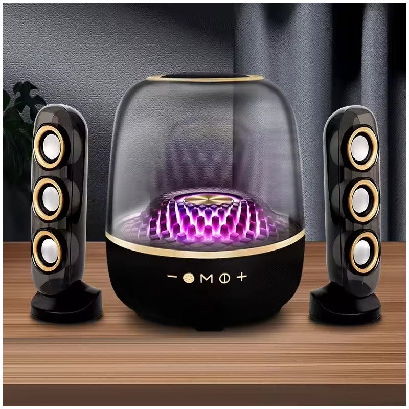 Bocina Portátil Lp97 2.1 Bt 5.4 4000mha Iluminacion Rgb