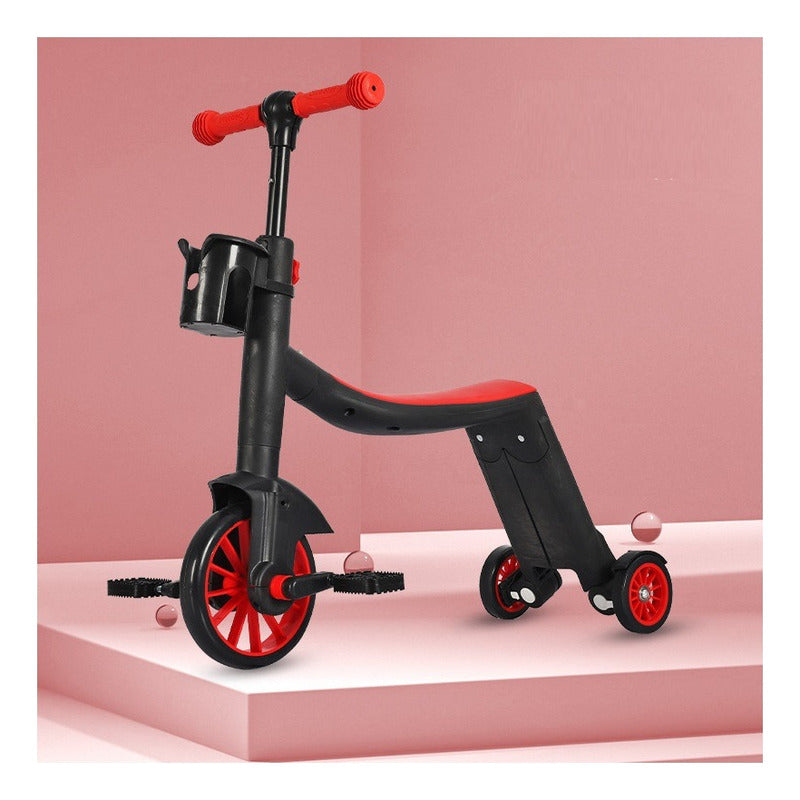 Triciclo 3 En 1 Para Niños Equilibrio Patineta De 3 Ruedas