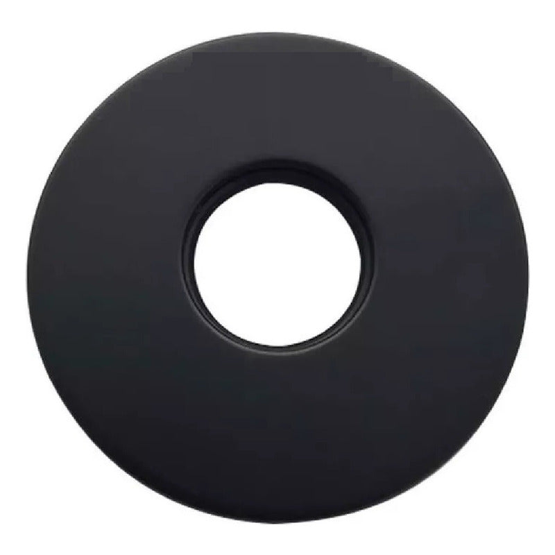 Brazo Para Regadera 50 Cm Negro Mate Alta Calidad Y Chapeton