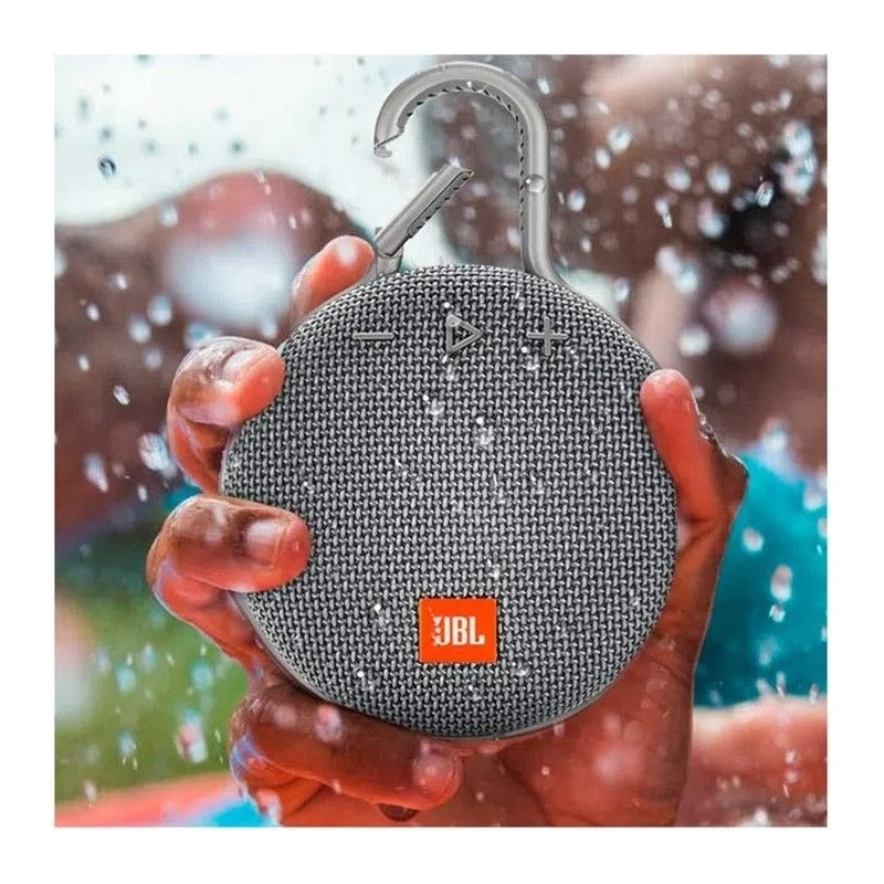 Bocina Jbl Clip 3 Portátil Bluetooth Waterproof Stone Grey Stone Grey