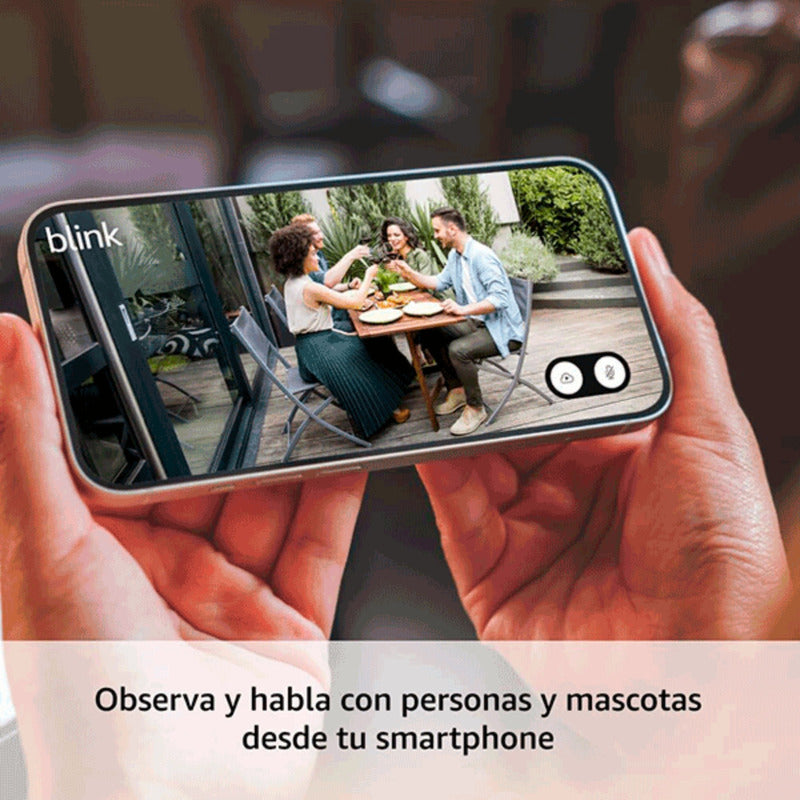 Cámara De Seguridad Blink Mini 2 Con Enchufe Para Int-ext Bl Blanco